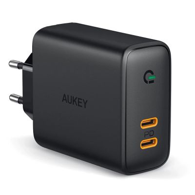 AUKEY PA-D2 36W 2XUSB-C PD WALL CHARGER