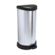 Curver Deco Bins 3253922150002 Round Black, Silver
