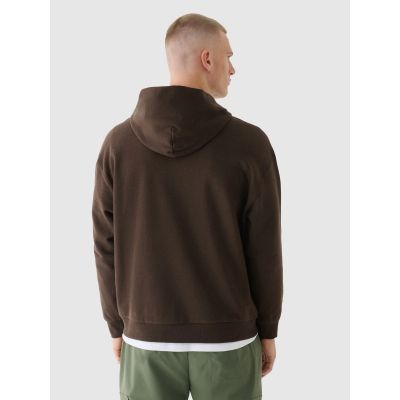 2. Men's sweatshirt with hood, open, 4F 4FWAW24TSWSM1310-80S