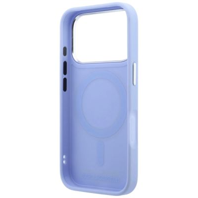 7. Karl Lagerfeld Ring Stand 360 Saffiano Classic Logo MagSafe Case for iPhone 18 Pro Max / 17 Pro Max - Light Blue