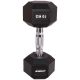 9. HEX RUBBER Dumbbell 10 KG ENERO FIT