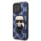 2. Karl Lagerfeld KLHCP13XPMNIKBL iPhone 13 Pro Max 6.7" hardcase blue/blue Monogram Ikonik Patch