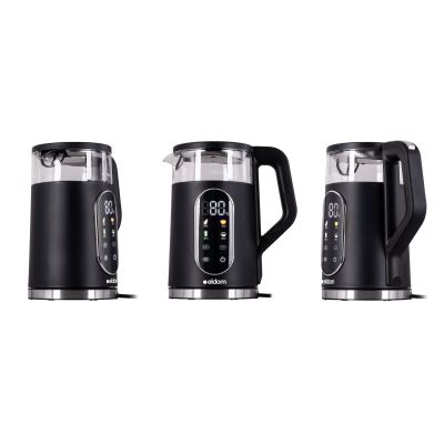 24. ELDOM CORDLESS KETTLE WITH TEMPERATURE REGULATION C560 NUVIA 2000W 1.7 L, LED DISPLAY, WATER TEMPERATURE REGULATION