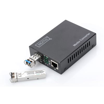 5. Media converter RJ45 10/100/1000Base-T to SFP 1000Base-SX/LX (without SFP module)