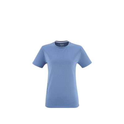 MILLET Chamonix Flower Ts Ss W Women's T-shirt Blue