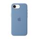 6. Apple iPhone 16e Silicone Case – Winter Blue | Apple