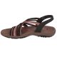 2. Skechers Reggae Slim Simply Stretch Sandals 163023-CHMT Brown 36