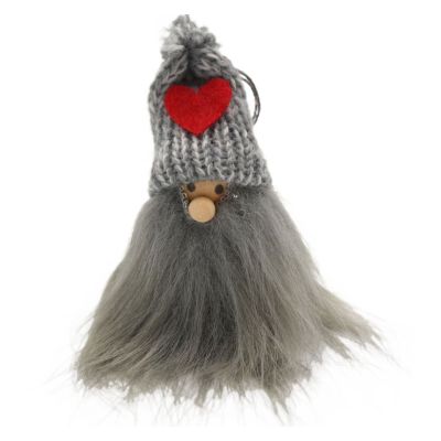 LONGBEARDED GRAY SANTA CLAUS PENDANT