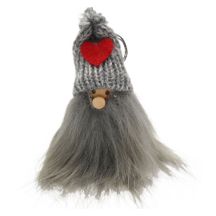 LONGBEARDED GRAY SANTA CLAUS PENDANT