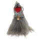 LONGBEARDED GRAY SANTA CLAUS PENDANT