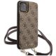 4. Guess 4G Crossbody Case for iPhone 11 Pro Max - Brown