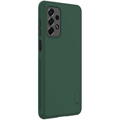 4. Nillkin Super Frosted Shield Pro durable case cover for Samsung Galaxy A73 green