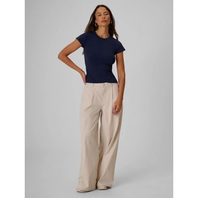 Women's wide leg trousers 4F 4FRSS26TTROF1970-12S
