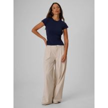 Women's wide leg trousers 4F 4FRSS26TTROF1970-12S