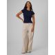 Women's wide leg trousers 4F 4FRSS26TTROF1970-12S