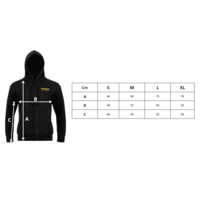 3. Masters M 04473-01M Zip-Up Hoodie 