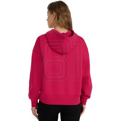 3. Women's sweatshirt 4F F1887 dark pink 4FWAW25TSWSF1887 53S