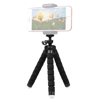 10. Eleastic tripod for a phone and a selfie camera