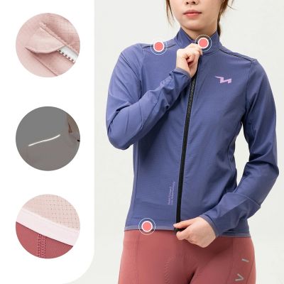 4. Rockbros YPW069 TVI M Women's Cycling Jacket - Purple