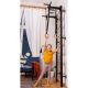 21. GYMNASTIC WOODEN AND METAL WALL BAR WITH METAL BAR AND ACCESSORIES FOR CHILDREN BENCHK 721B A076