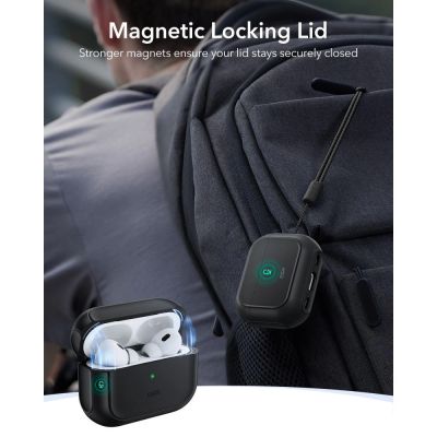7. ESR Orbit HaloLock MagSafe case for AirPods Pro 3 - black
