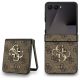 Guess Big 4G Logo Classic Logo Case for Samsung Galaxy Z Flip 7 - Brown