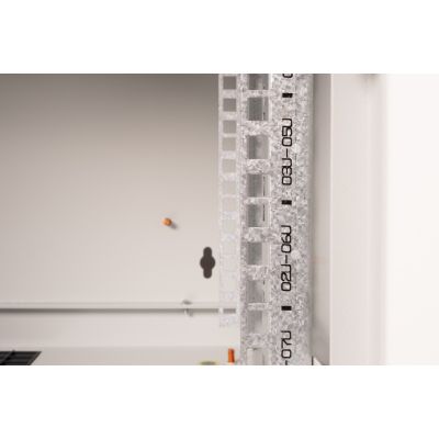 16. Digitus Unique 19" 7U wall-mounted network cabinet 600x450, glass door, gray, undivided, assembled, 100kg