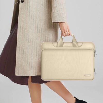 9. 15-16 Tech-Protect Pocket Laptop Bag - Beige