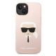 3. Karl Lagerfeld KLHCP14MSLKHLP iPhone 14 Plus 6.7 "hardcase pink / pink Silicone Karl's Head