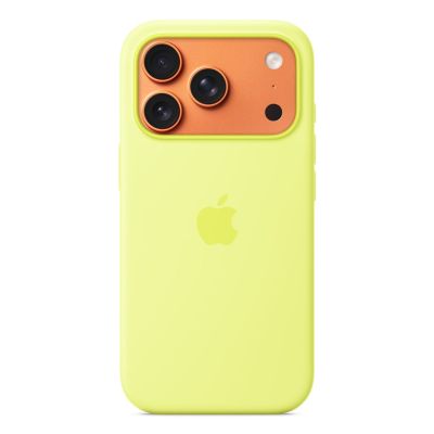 2. Apple iPhone 17 Pro Silicone Case with MagSafe (Neon Yellow)