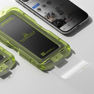 5. Ringke Easy Slide 2-pack Privacy Glass for iPhone 17 Air - Black