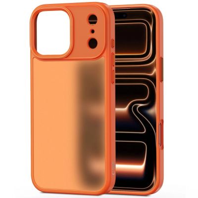 2. Tech-Protect MagMat case for iPhone 17 Pro - orange and matte