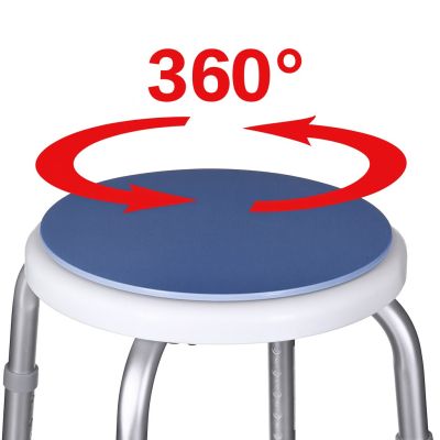 2. Swivel shower stool