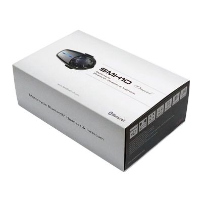 8. Sena SMH10-11 Bluetooth 3.0 900m Motorcycle Intercom with Headband Microphone for 1 Helmet