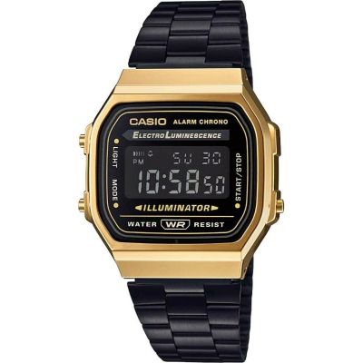 CASIO Vintage Men's Watch A168WEGB-1BEF + BOX