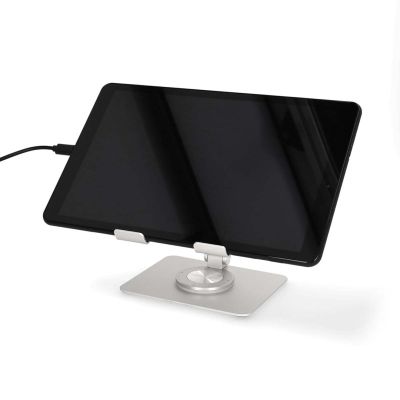 12. Nedis silver tablet stand