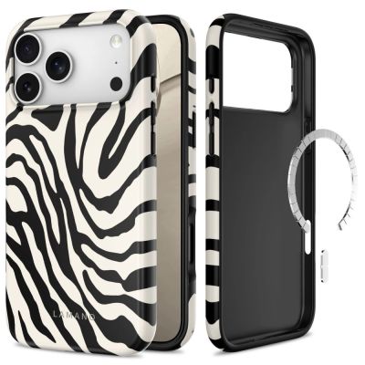 Tech-Protect Lamano MagSafe case for iPhone 18 Pro / 17 Pro - white and black