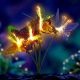 4. SOLAR LIGHT BUTTERFLIES DANCING IN THE WIND 6 LED 72 CM