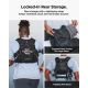 9. Spigen A721 Dynamic Shield ML Running Vest with 500 ml Soft Flask - Black