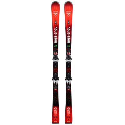 Rossignol Hero ST Ti Skis + LOOK Spx 14 Konect Gw B80 Silver Red Bindings