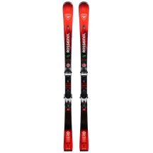 Rossignol Hero ST Ti Skis + LOOK Spx 14 Konect Gw B80 Silver Red Bindings