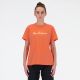 5. New Balance S/S Script Tee Gfr W T-shirt WT41909GFR