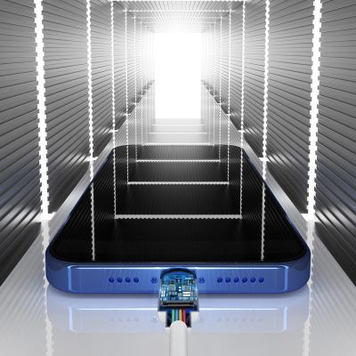 17. Baseus Simple Wisdom Lightning / USB-C Cable 20W 1.5 m 2 pcs - White