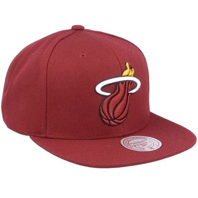 2. Mitchell & Ness NBA Miami Heat Top Spot Snapback Hwc Heat Cap HHSS3256-MHEYYPPPMARO