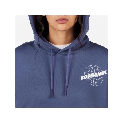 5. ROSSIGNOL W WATERFALL H RELAX SWEATSHIRT women's sweatshirt blue
