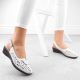 4. Comfortable women's leather sandals with openwork white T.Sokolski L26-27