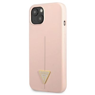 2. Guess GUHCP13MSLTGP iPhone 13 6.1" pink/pink hardcase Silicone Triangle