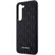 6. Karl Lagerfeld Saffiano Mono Metal Logo case for Samsung Galaxy S24 - black