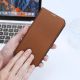 9. Dux Ducis Skin X2 case Samsung Galaxy S23+ flip case wallet stand brown