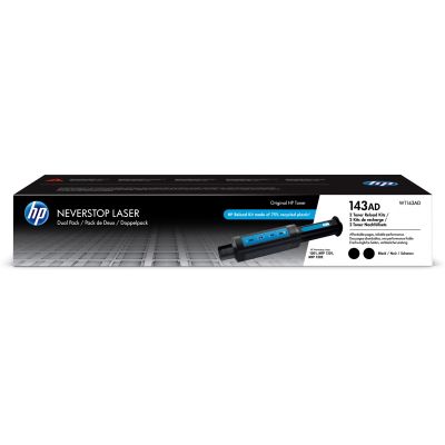 HP 143AD NEVERSTOP TONER/RELOAD KIT 2-PACK EEA + CH + UK